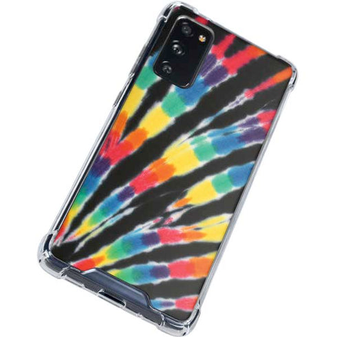 Liquid Blue Tie Dye - Rainbow Galaxy S20 FE Clear Case